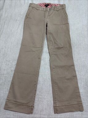 J. Crew city fit khakis size  2-short